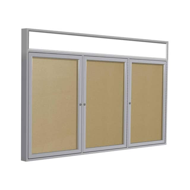 PAVX8-181 3 DOOR ENCLOSED VINYL BULLETIN B