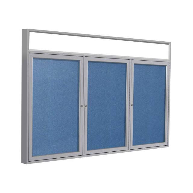PAVX8-191 3 DOOR ENCLOSED VINYL BULLETIN B