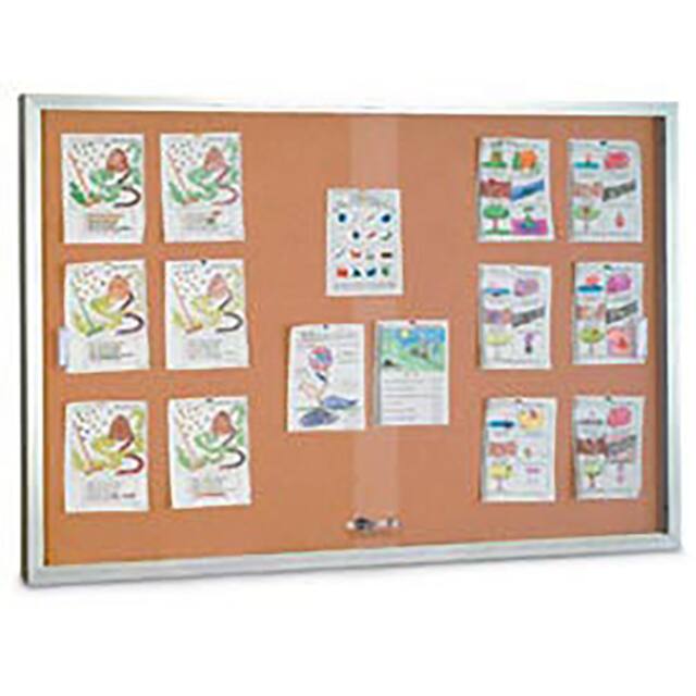 UV9001ACS-SATIN-CORK 48"W X 36"H SLIDING GLASS DOOR C