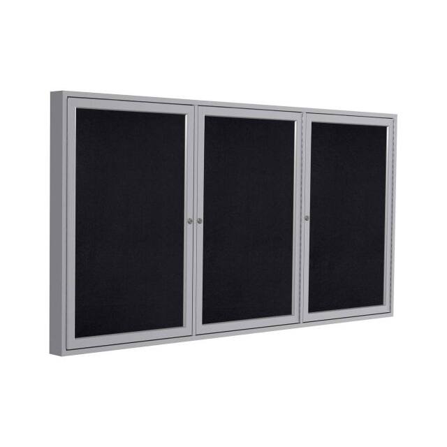 PA34896TR-BK 3 DOOR ENCLOSED RECYCLED RUBBER