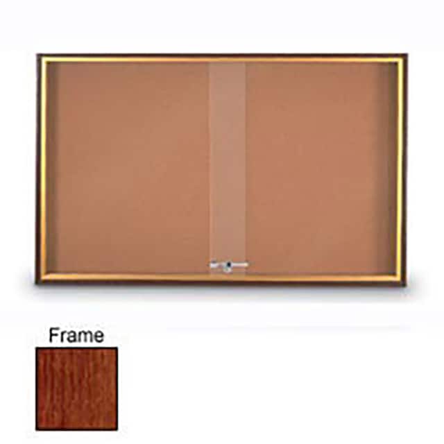 UV9004OCS-CHERRY-CORK 60"W X 36"H SLIDING DOOR CORKBOA