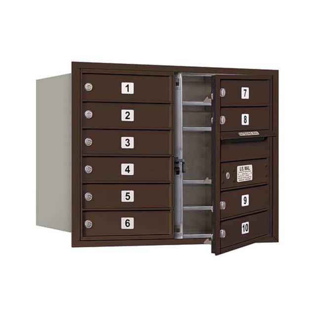 3706D-10ZFU 4C HORIZONTAL MAILBOX