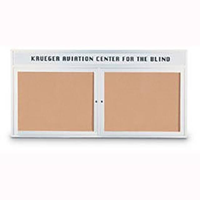 UV351I-SATIN-CORK 48"W X 36"H 2-DOOR INDOOR ENCLOS