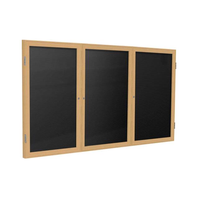 PW34896B-BK 3 DOOR ENCLOSED FLANNEL LETTER B