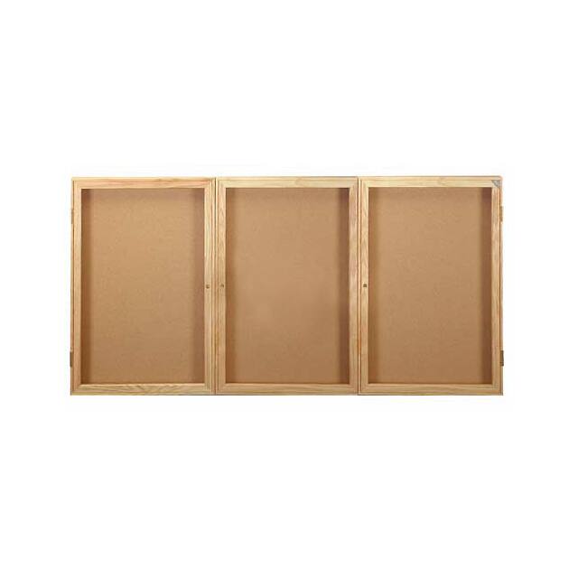 UV107W BULLETIN BOARD TWO DOOR, 72"W X
