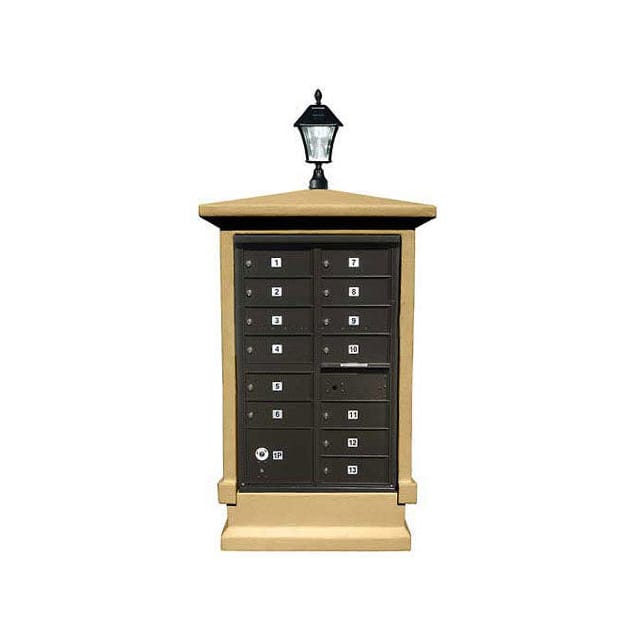 STUCOL-SHRT-BT-SL STUCCO CBU MAILBOX CENTER, SHORT