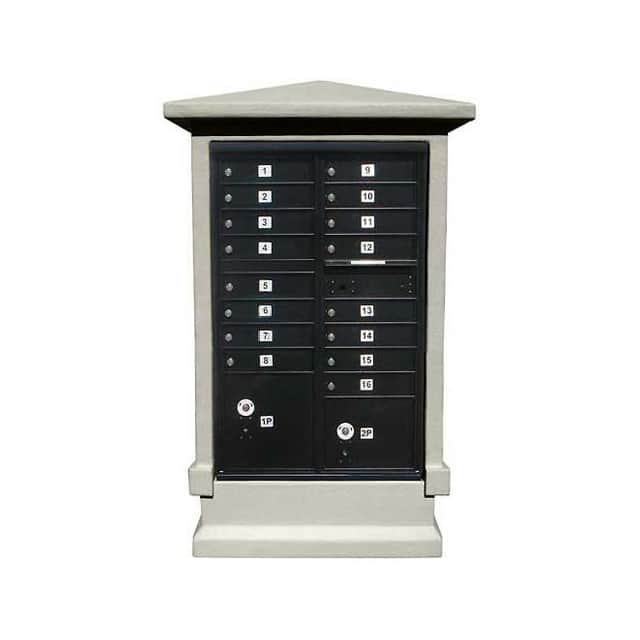 STUCOL-SHRT-NP DECORATIVE STUCCO CBU MAILBOX CE