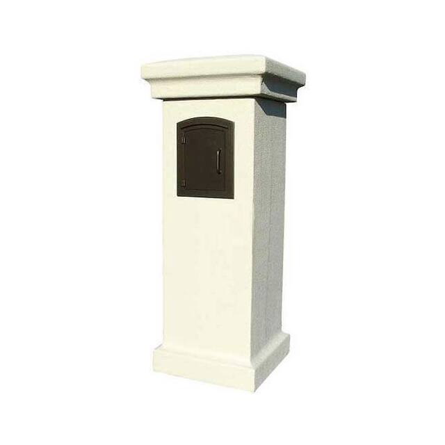 STUCOL-1402-SS-BZ MANCHESTER STUCCO LOCKING COLUMN