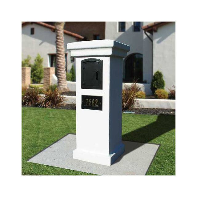 STUCOL-1401-GY-AC MANCHESTER STUCCO LOCKING COLUMN