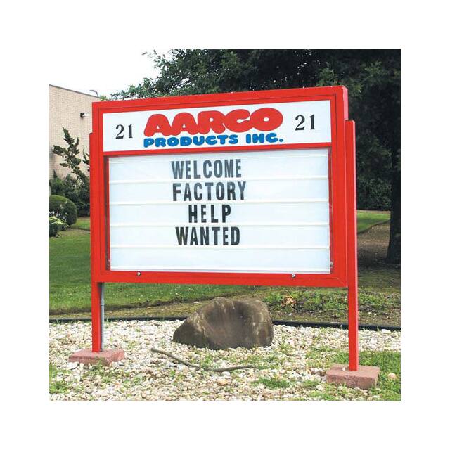 DMBM5272FG DOUBLE SIDED MARQUEE W/ HEADER F