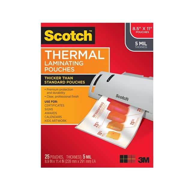 TP5854-25 SCOTCH THERMAL POUCHES TP5854-25