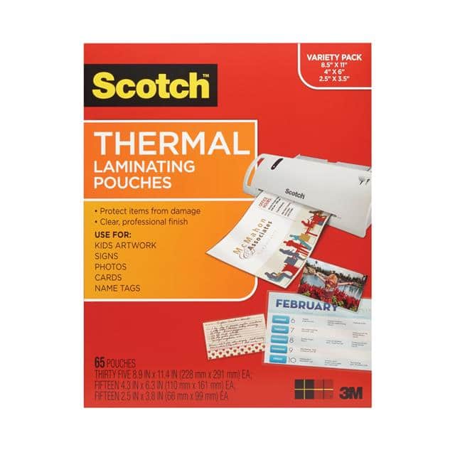 TP-8000-VP SCOTCH THERMAL POUCHES TP-8000-V