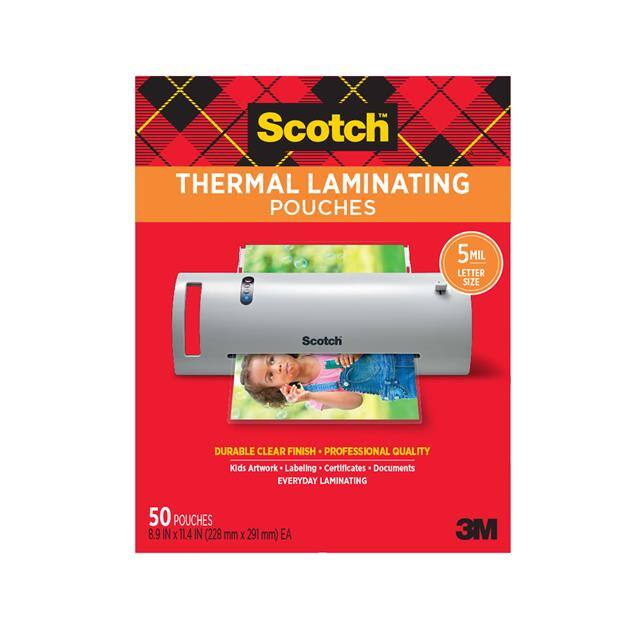 TP5854-50 SCOTCH THERMAL POUCHES 5 MIL TP5