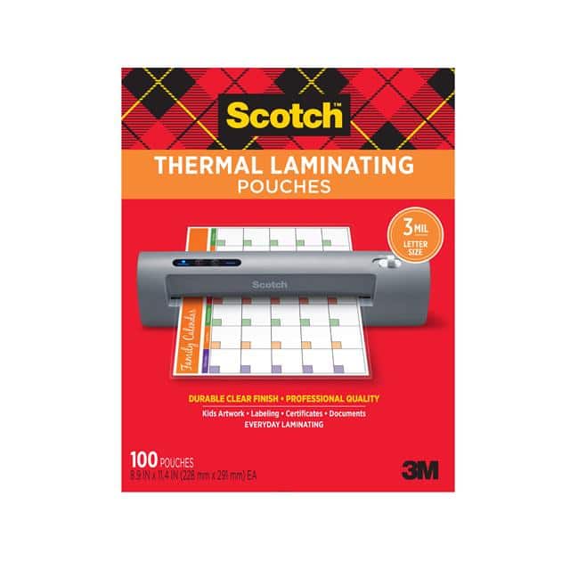 TP3854-100 SCOTCH THERMAL POUCHES TP3854-10