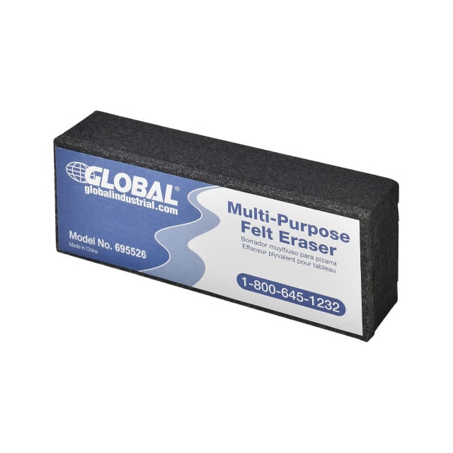 ERASER1 DRY ERASE FELT ERASER, 5"L X 2"W
