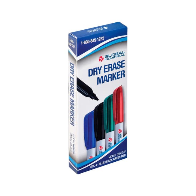 695527-F DRY ERASE MARKERS, FINE TIP, ASS