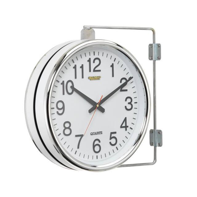 571285 DOUBLE SIDED WALL CLOCK, BATTERY