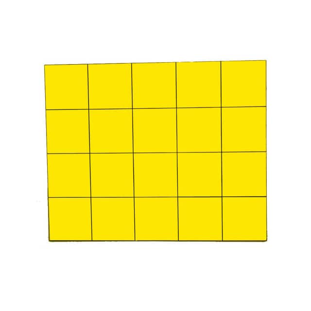 FI-222 3/4" MAGNETIC SQUARES 20/PK