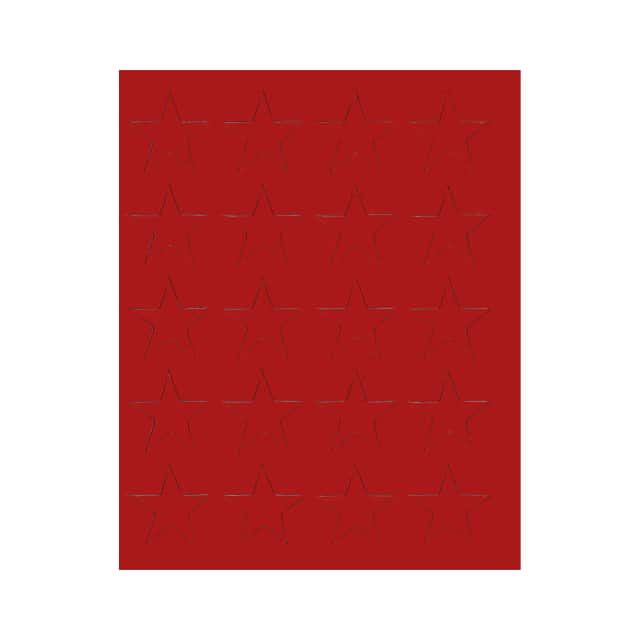 FI-523 3/4" RED MAGNETIC STARS 20/PK