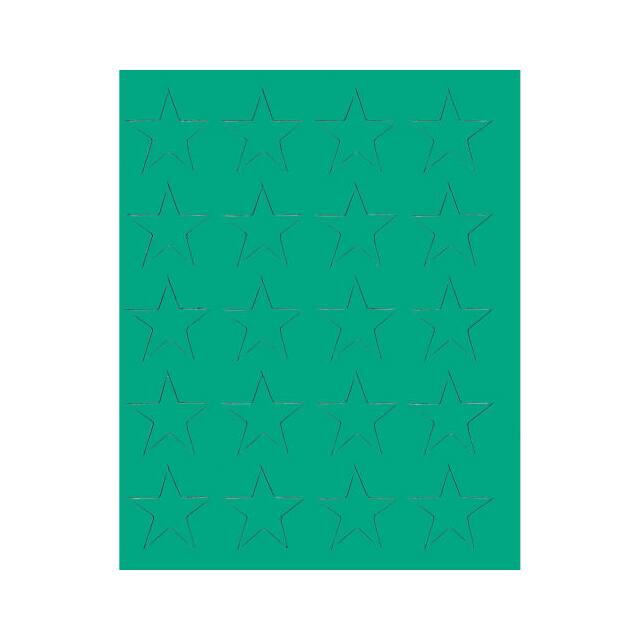 FI-526 3/4" GREEN MAGNETIC STARS 20/PK