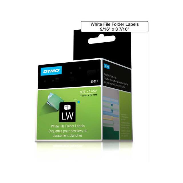 30327 LW FILE FOLDER LABELS, 9/16X3 7/