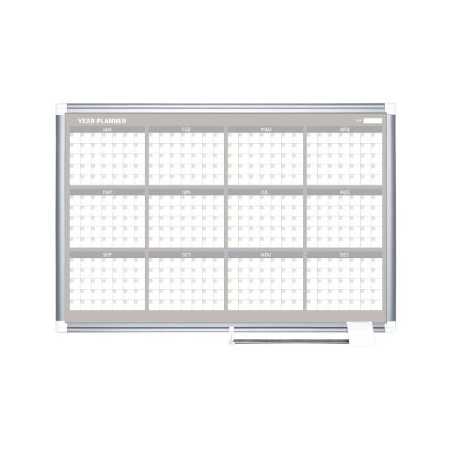 B1141258 MAGNETIC 12 MONTH PLANNER, STEEL