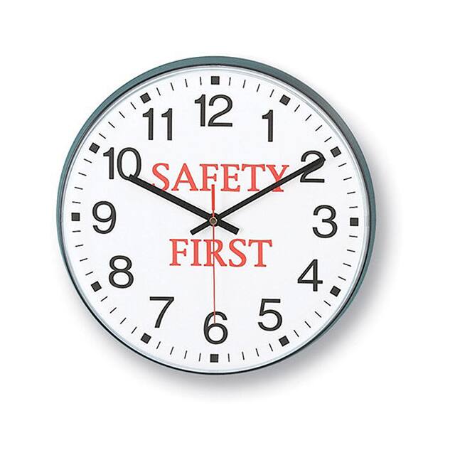 90/00SF-1 MESSAGE CLOCK, 12" DIAMETER, SAF