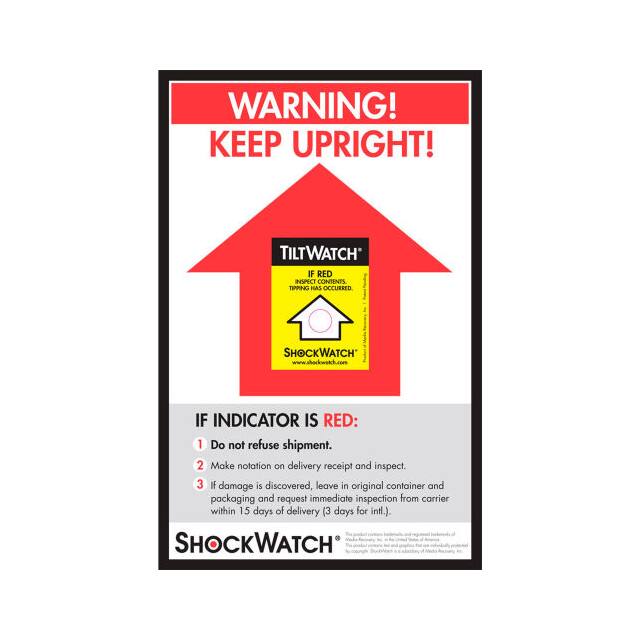 26102 TILTWATCH COMPANION LABELS, 8-1/