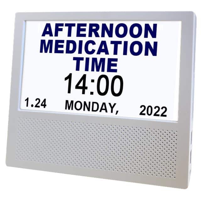 SAC0700A1W 7" Digital Alarm Clock White