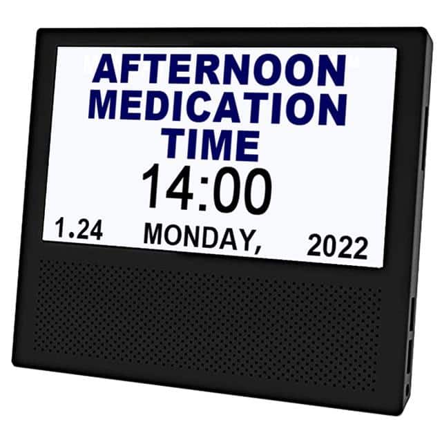 SAC0700A1B 7" Digital Alarm Clock Black