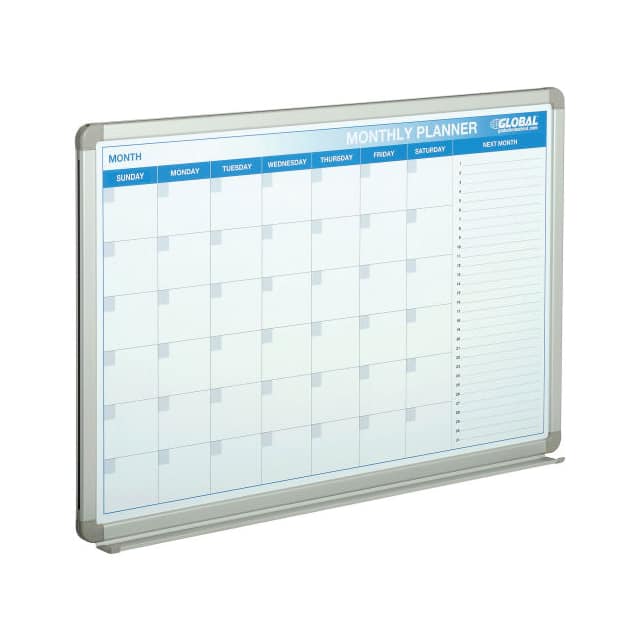 695525 36"W X 24"H MAGNETIC DRY ERASE C