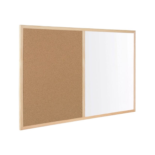 MX141212319 COMBO DRY ERASE/CORK BULLETIN BO