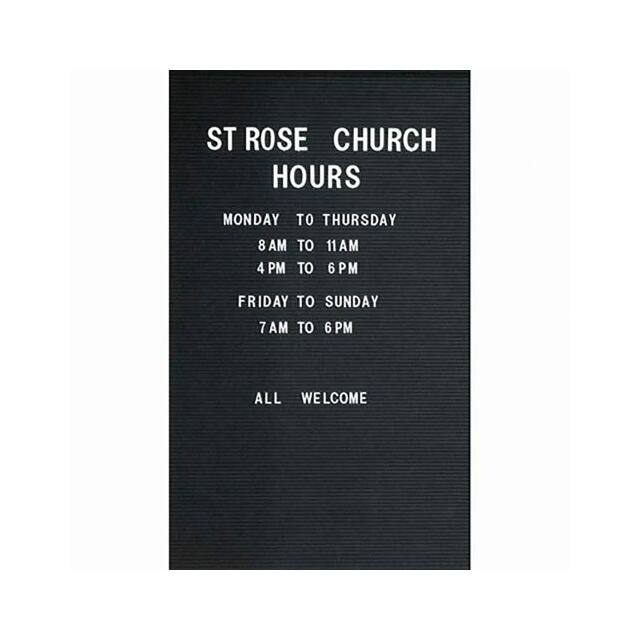 B290919 REMOVABLE VINYL LETTER BOARD FOR