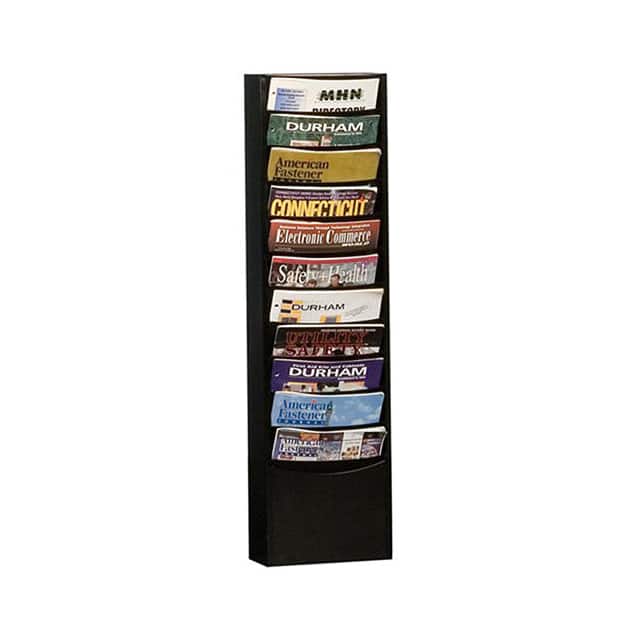 402-08 LITERATURE RACK, 9-3/4X4-1/8X36"