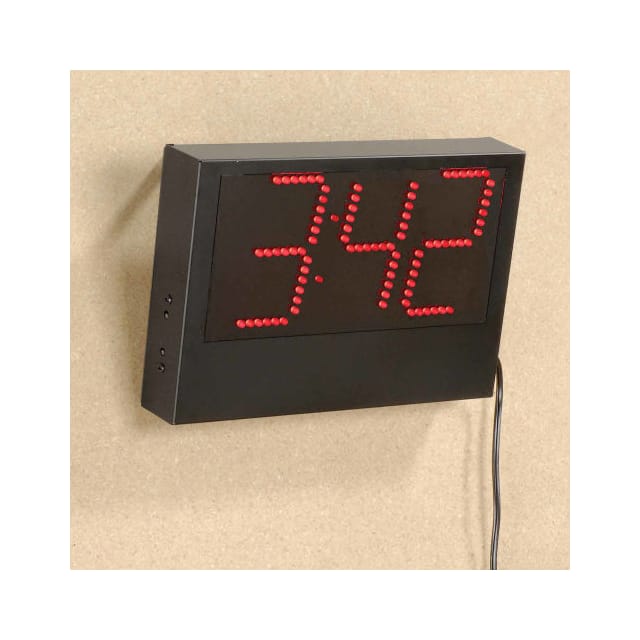 MI1402C DIGITAL WALL CLOCK, 6'L CORD