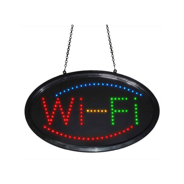WF-MC-01 WI-FI LED DOT SIGN, 24"W X 14"H
