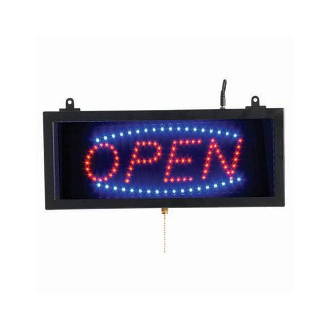 OPE02S SMALL LED SIGN OPEN, 16-1/8"W X