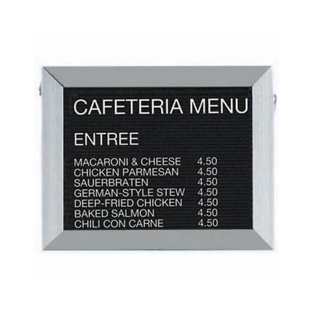 BOFD1218 ALUMINUM FRAMED LETTER BOARD MES