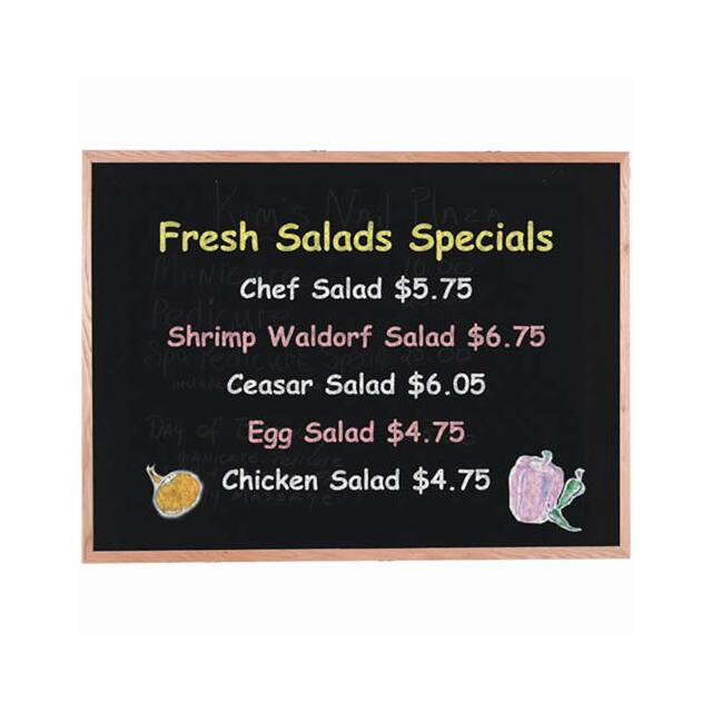 OC3648NT DISPLAY STYLE CHALKBOARD, 48"W X