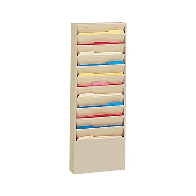 405-75 LITERATURE RACK, 13-1/8X4-1/8X36