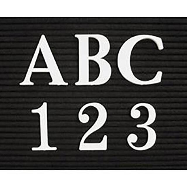 UV62308 2" ROMAN LETTER BOX SET