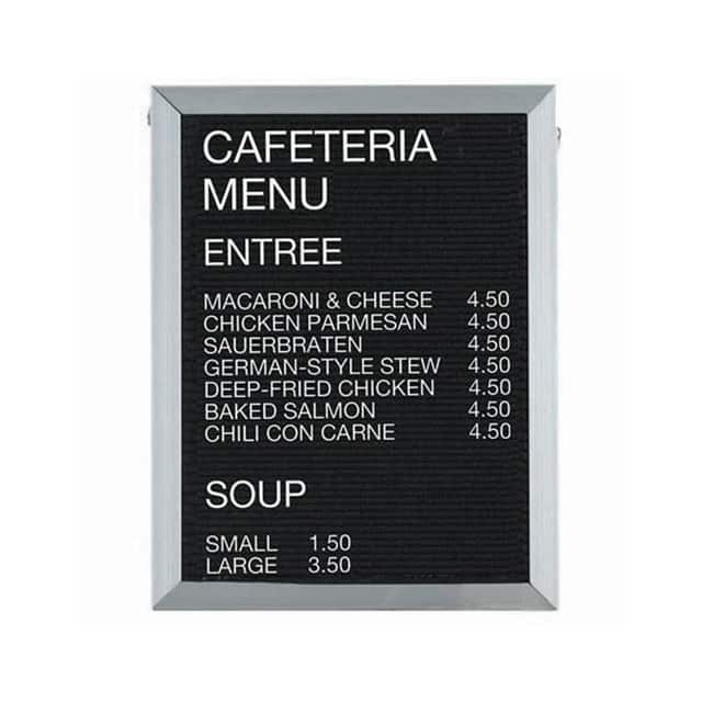 BOFD2418 ALUMINUM FRAMED LETTER BOARD MES