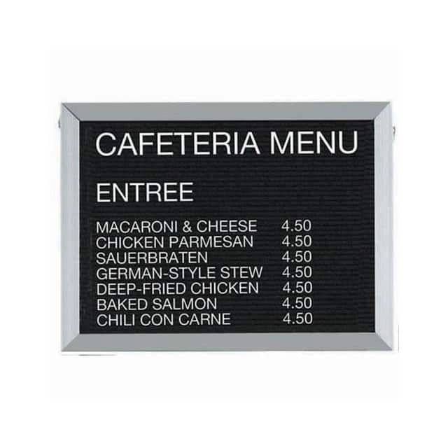 BOFD1824 ALUMINUM FRAMED LETTER BOARD MES