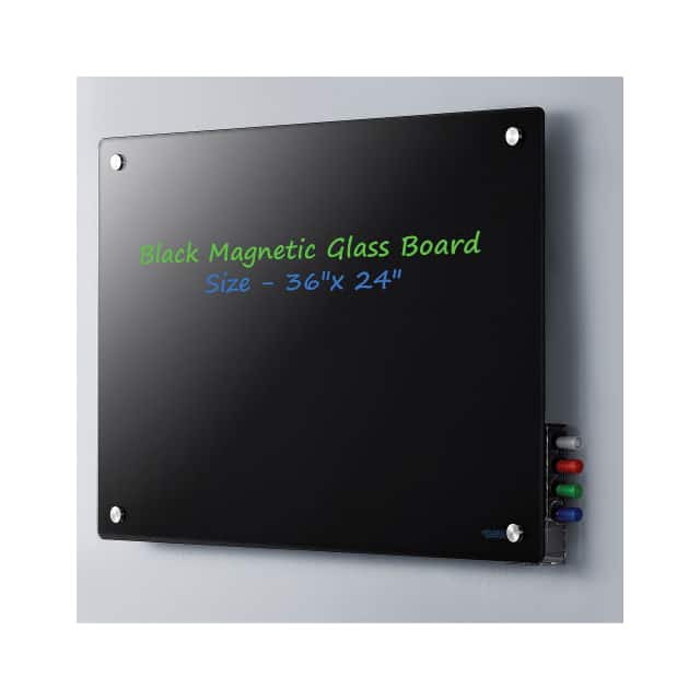TWMBL-3624 36'W X 24"H MAGNETIC GLASS WHITE