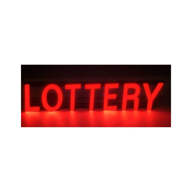ILS-8171-A LOTTERY LED SIGN, 25"W X 5"H