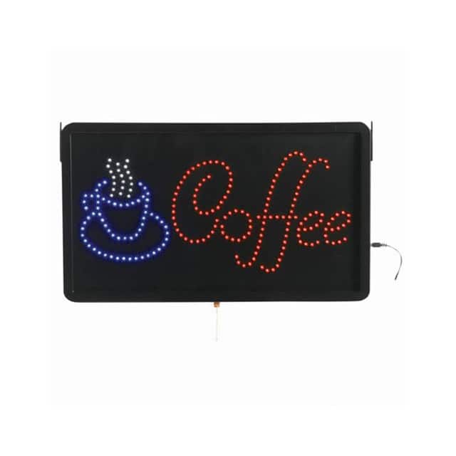 COF03L LARGE LED SIGN COFFEE, 22"W X 13