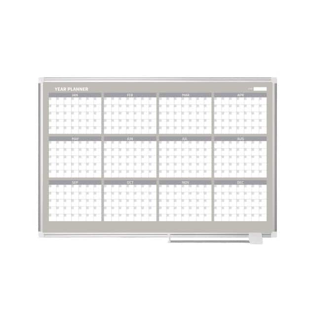 B1141259 MAGNETIC 12 MONTH PLANNER, STEEL