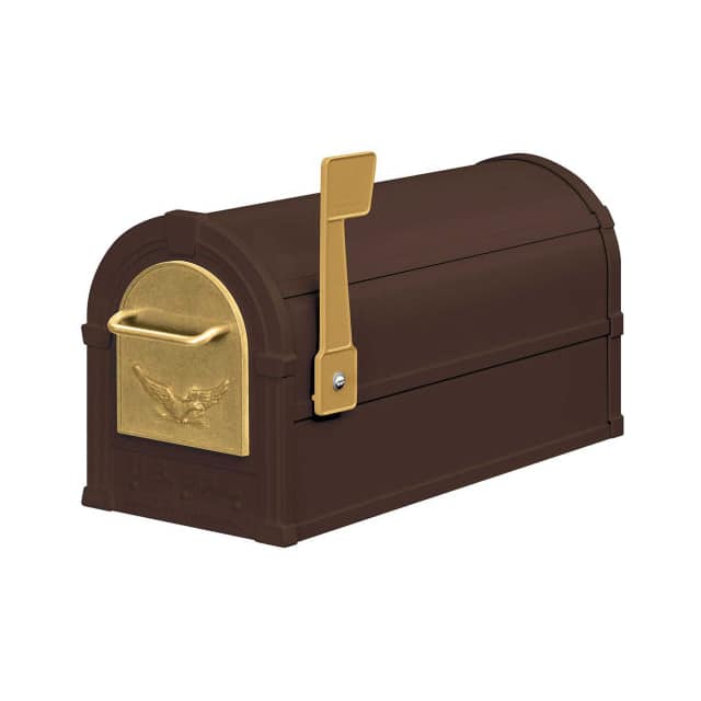 B1887719 EAGLE RURAL MAILBOX, GOLD EAGLE