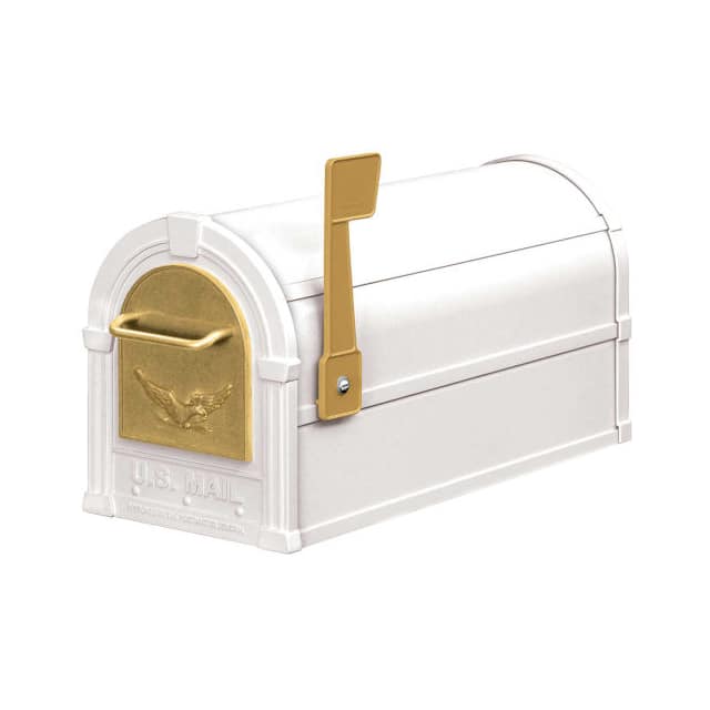 B1887805 EAGLE RURAL MAILBOX, GOLD EAGLE