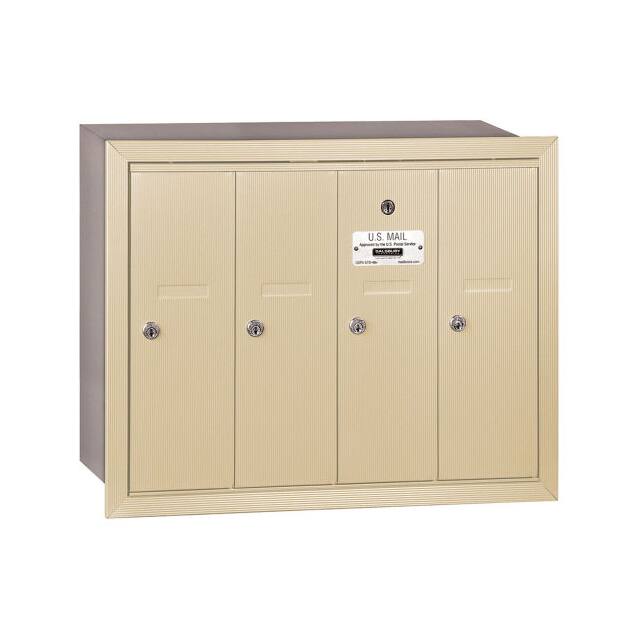 B1408497 SALSBURY 4B+ VERTICAL MAILBOX, 4